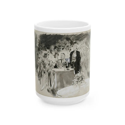 Gay Book Illustration - White Coffee Mug-15oz-Go Mug Yourself