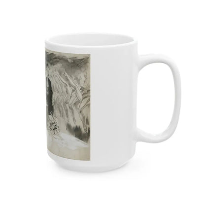 Gay Book Illustration - White Coffee Mug - Go Mug Yourself