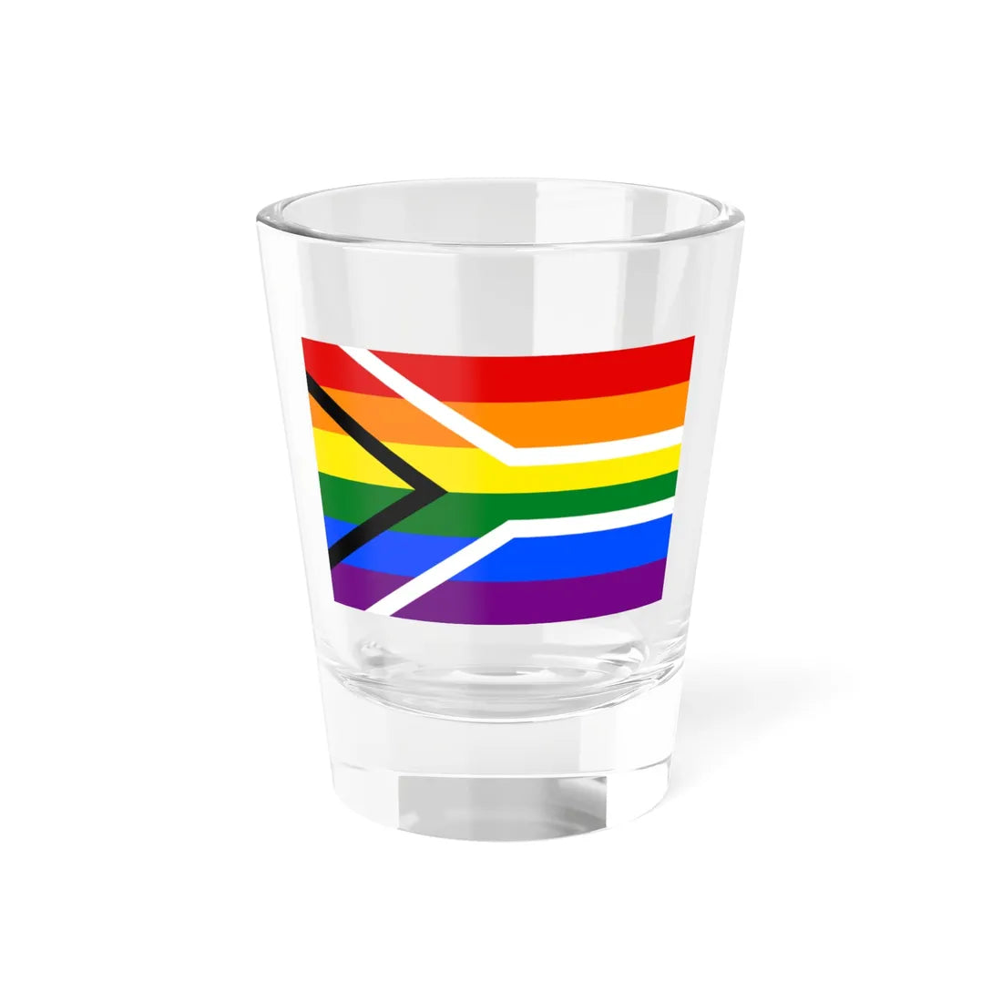 Gay Flag of South Africa (South Africa) Shot Glass 1.5oz 1.5oz - Go Mug Yourself