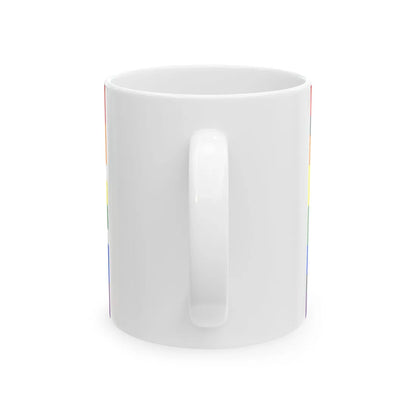 Gay Flag of South Africa (South Africa) White Coffee Mug - Go Mug Yourself