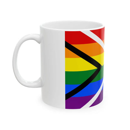 Gay Flag of South Africa (South Africa) White Coffee Mug - Go Mug Yourself