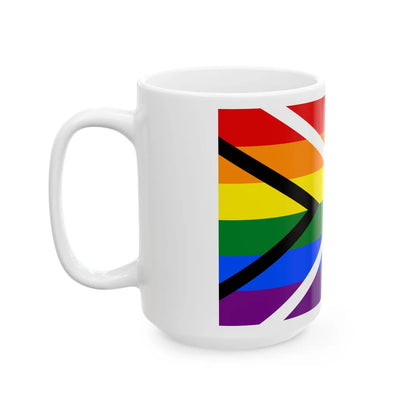 Gay Flag of South Africa (South Africa) White Coffee Mug - Go Mug Yourself
