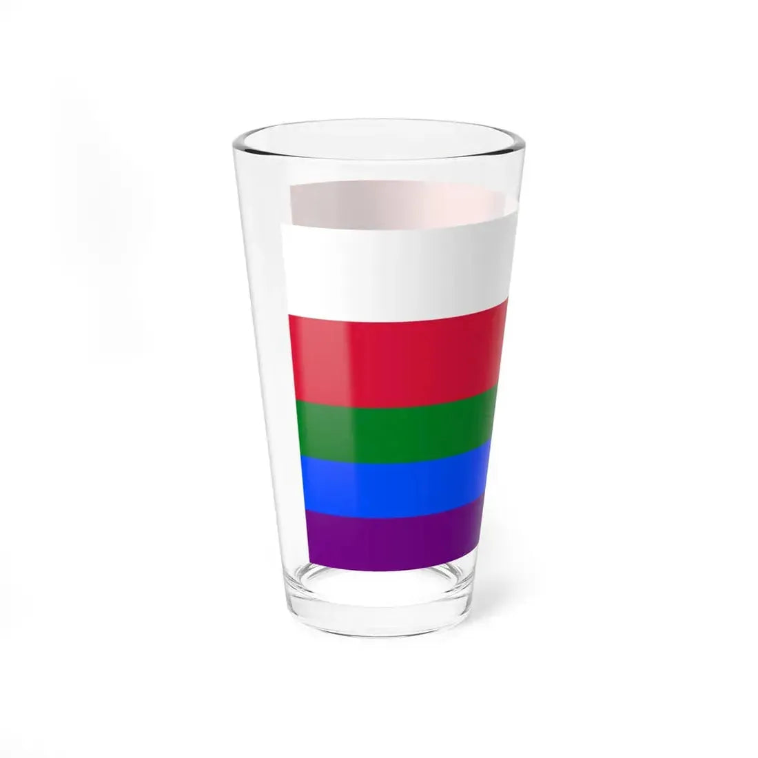 Gay flag pl (Poland) Pint Glass 16oz - Go Mug Yourself