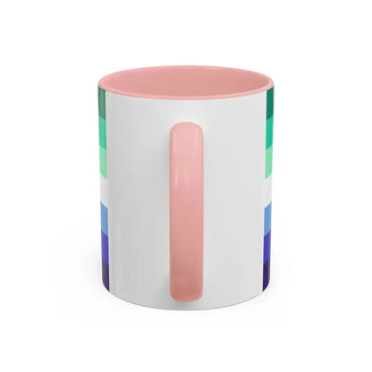 Gay Men Pride Flag - Accent Coffee Mug - Go Mug Yourself
