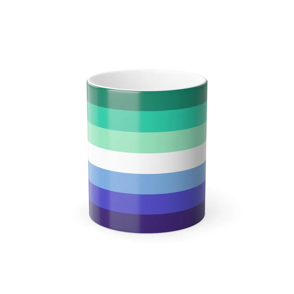 Gay Men Pride Flag - Color Changing Mug 11oz-11oz-Go Mug Yourself