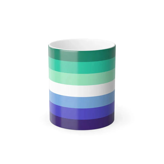Gay Men Pride Flag - Color Changing Mug 11oz 11oz - Go Mug Yourself