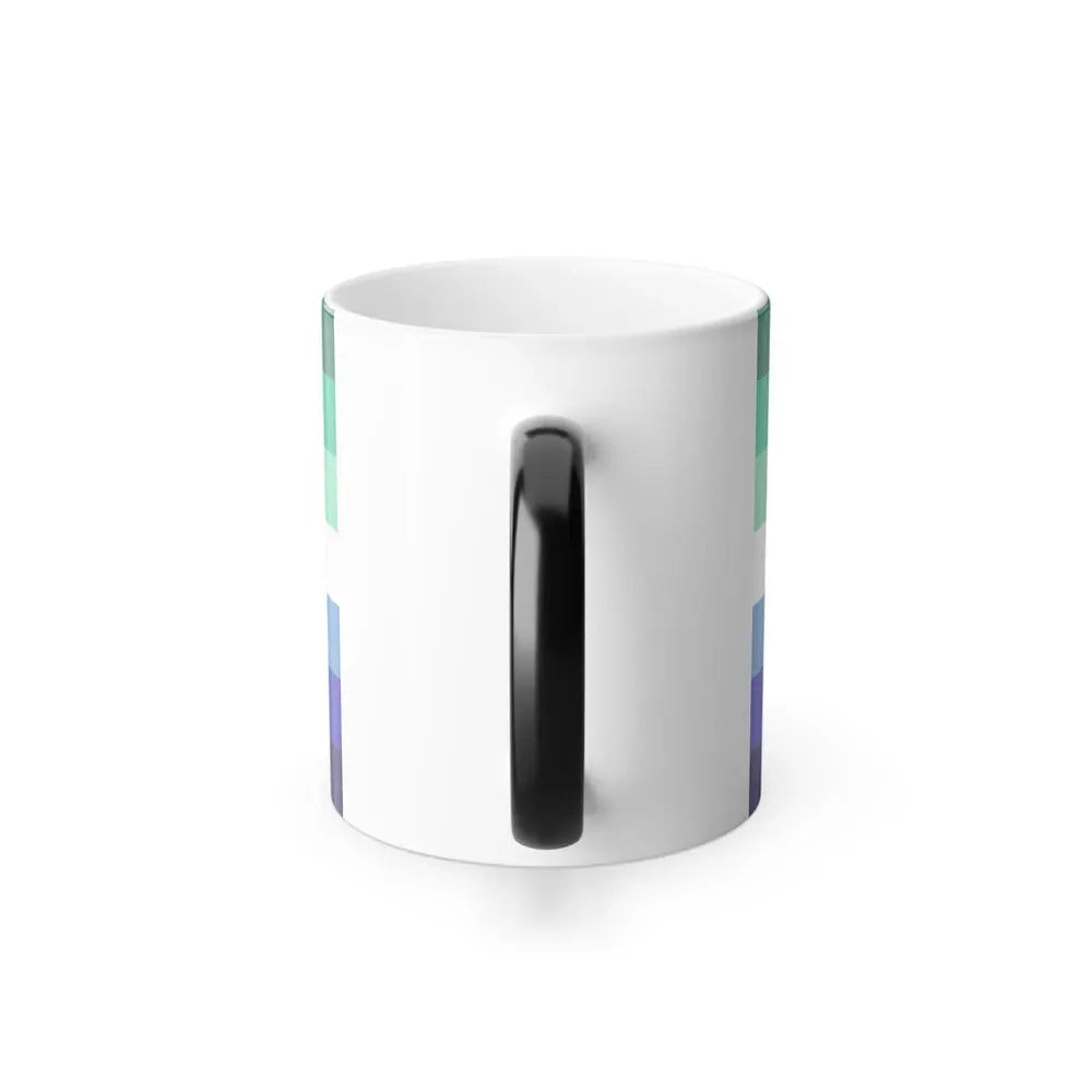 Gay Men Pride Flag - Color Changing Mug 11oz - Go Mug Yourself