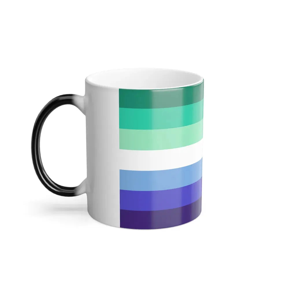 Gay Men Pride Flag - Color Changing Mug 11oz - Go Mug Yourself