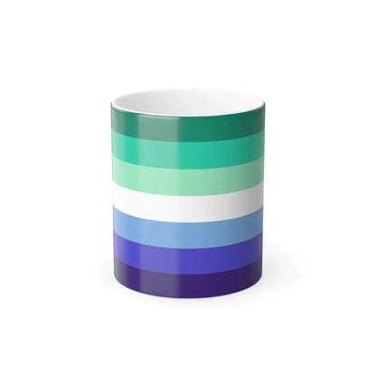Gay Men Pride Flag - Color Changing Mug 11oz - Go Mug Yourself