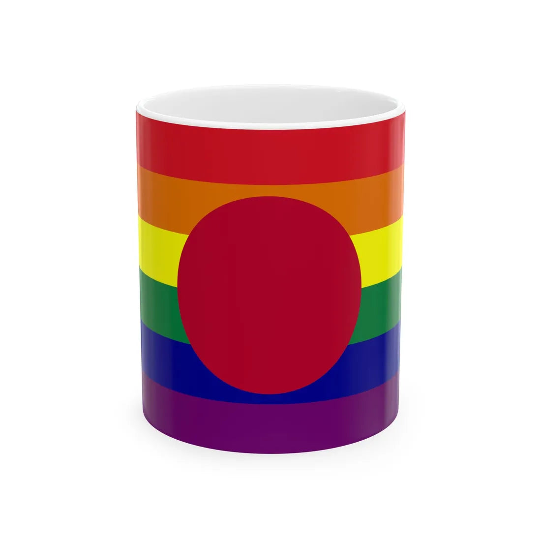 Gay Pride Flag of Japan (Japan) White Coffee Mug 11oz - Go Mug Yourself
