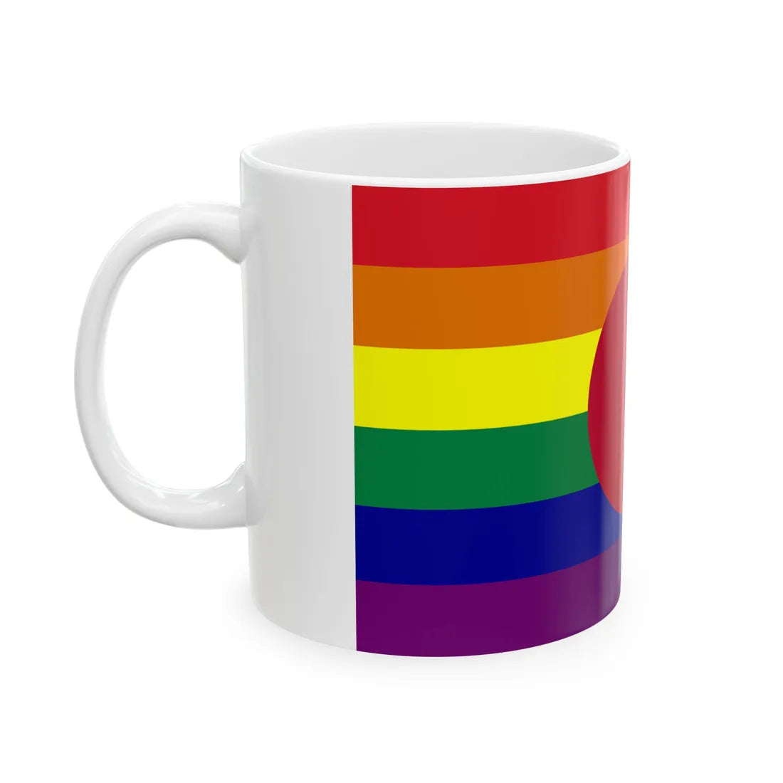 Gay Pride Flag of Japan (Japan) White Coffee Mug - Go Mug Yourself