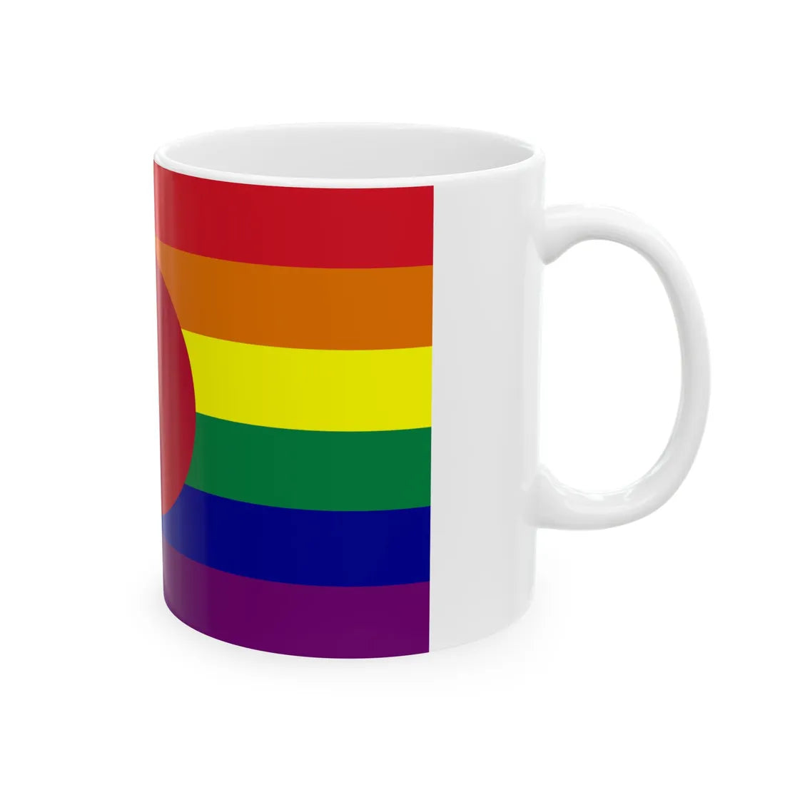 Gay Pride Flag of Japan (Japan) White Coffee Mug - Go Mug Yourself