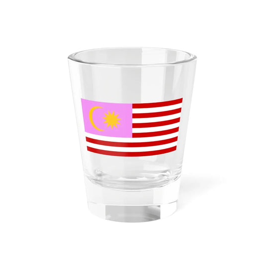 Gay Pride Flag of Malaya (Malaysia) Shot Glass 1.5oz 1.5oz - Go Mug Yourself