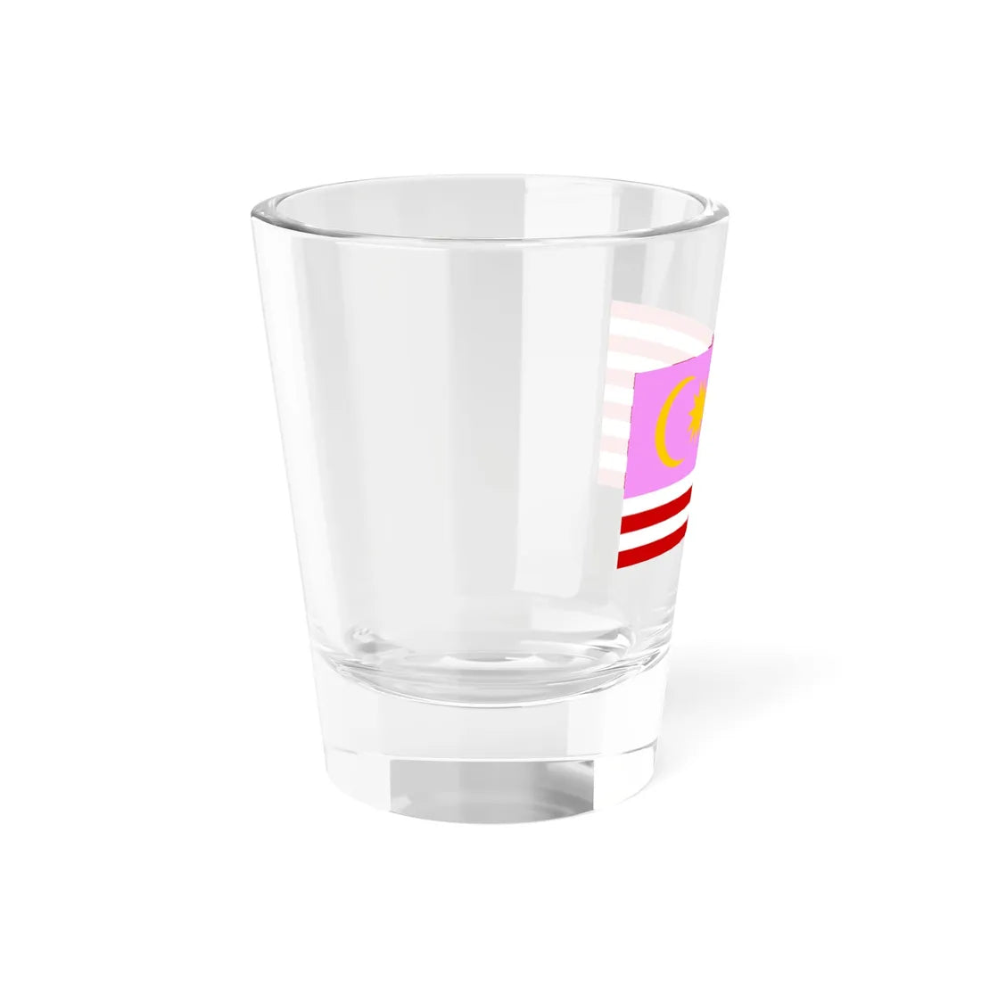 Gay Pride Flag of Malaya (Malaysia) Shot Glass 1.5oz - Go Mug Yourself