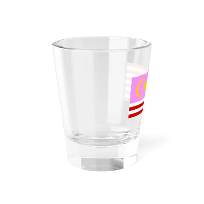 Gay Pride Flag of Malaya (Malaysia) Shot Glass 1.5oz - Go Mug Yourself