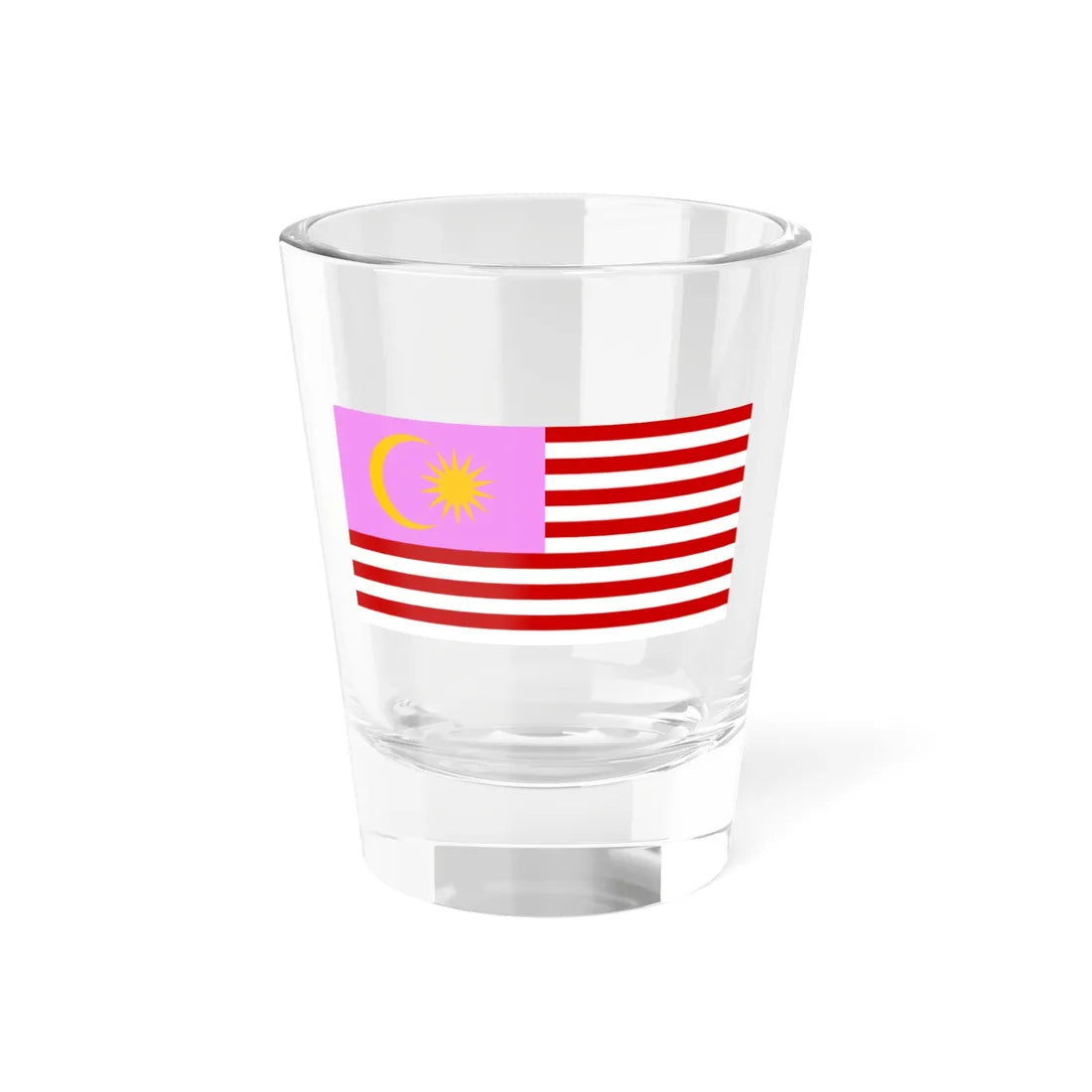 Gay Pride Flag of Malaysia (Malaysia) Shot Glass 1.5oz 1.5oz - Go Mug Yourself