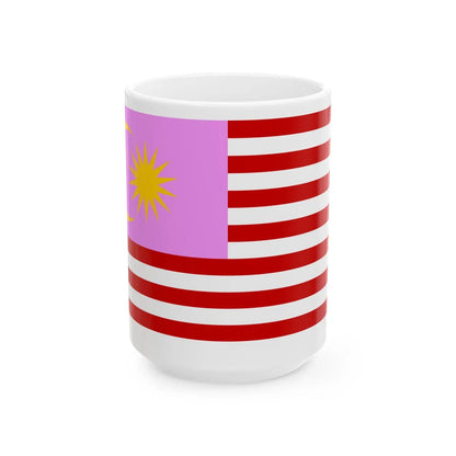 Gay Pride Flag of Malaysia (Malaysia) White Coffee Mug 15oz - Go Mug Yourself
