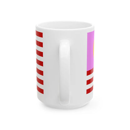 Gay Pride Flag of Malaysia (Malaysia) White Coffee Mug - Go Mug Yourself