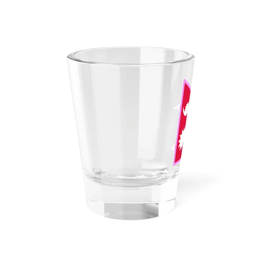 Gay Pride flag of Nepal (Nepal) Shot Glass 1.5oz - Go Mug Yourself