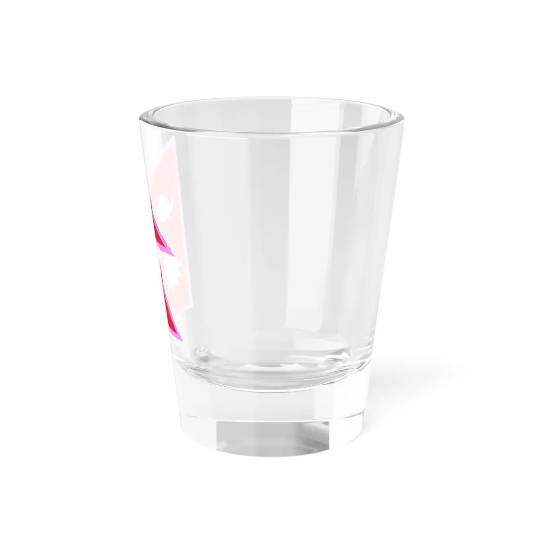 Gay Pride flag of Nepal (Nepal) Shot Glass 1.5oz - Go Mug Yourself