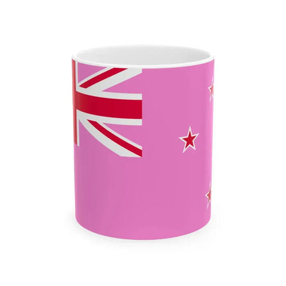 Gay Pride flag of New Zealand (New Zealand) White Coffee Mug 11oz - Go Mug Yourself
