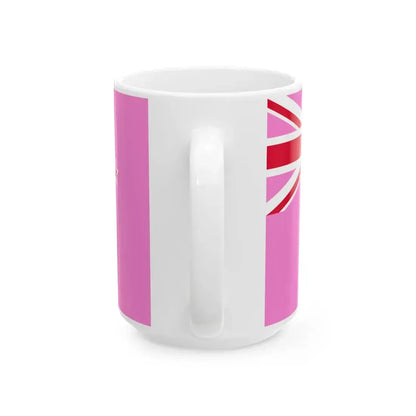 Gay Pride flag of New Zealand (New Zealand) White Coffee Mug - Go Mug Yourself