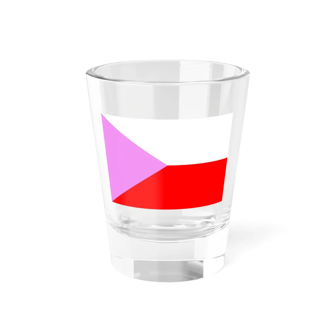 Gay Pride Flag of the Czech Republic (Czech Republic) Shot Glass 1.5oz 1.5oz - Go Mug Yourself