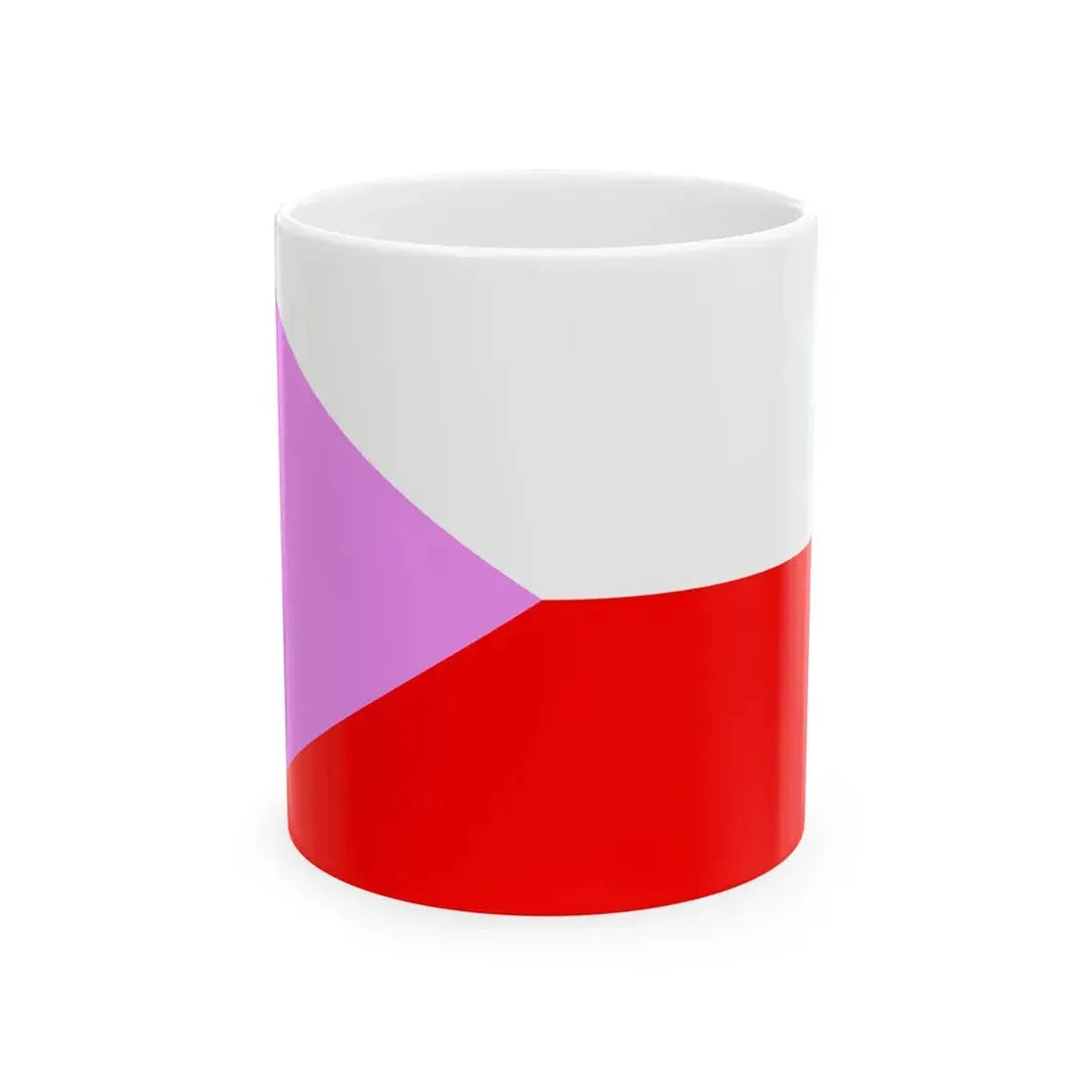 Gay Pride Flag of the Czech Republic (Czech Republic) White Coffee Mug 11oz - Go Mug Yourself