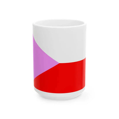 Gay Pride Flag of the Czech Republic (Czech Republic) White Coffee Mug 15oz - Go Mug Yourself