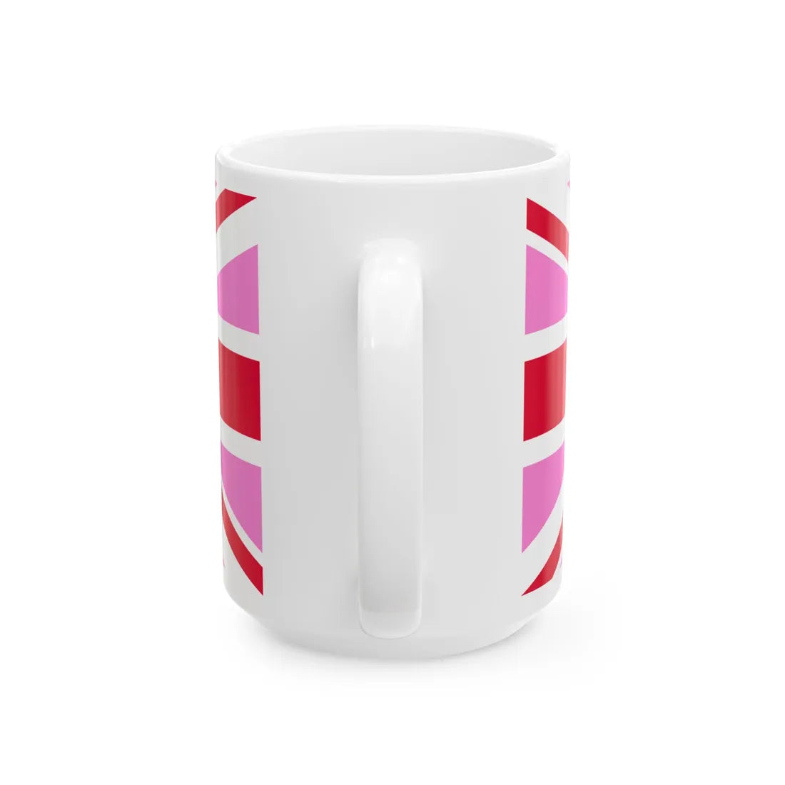 Gay Pride flag of the United Kingdom (United Kingdom) White Coffee Mug - Go Mug Yourself