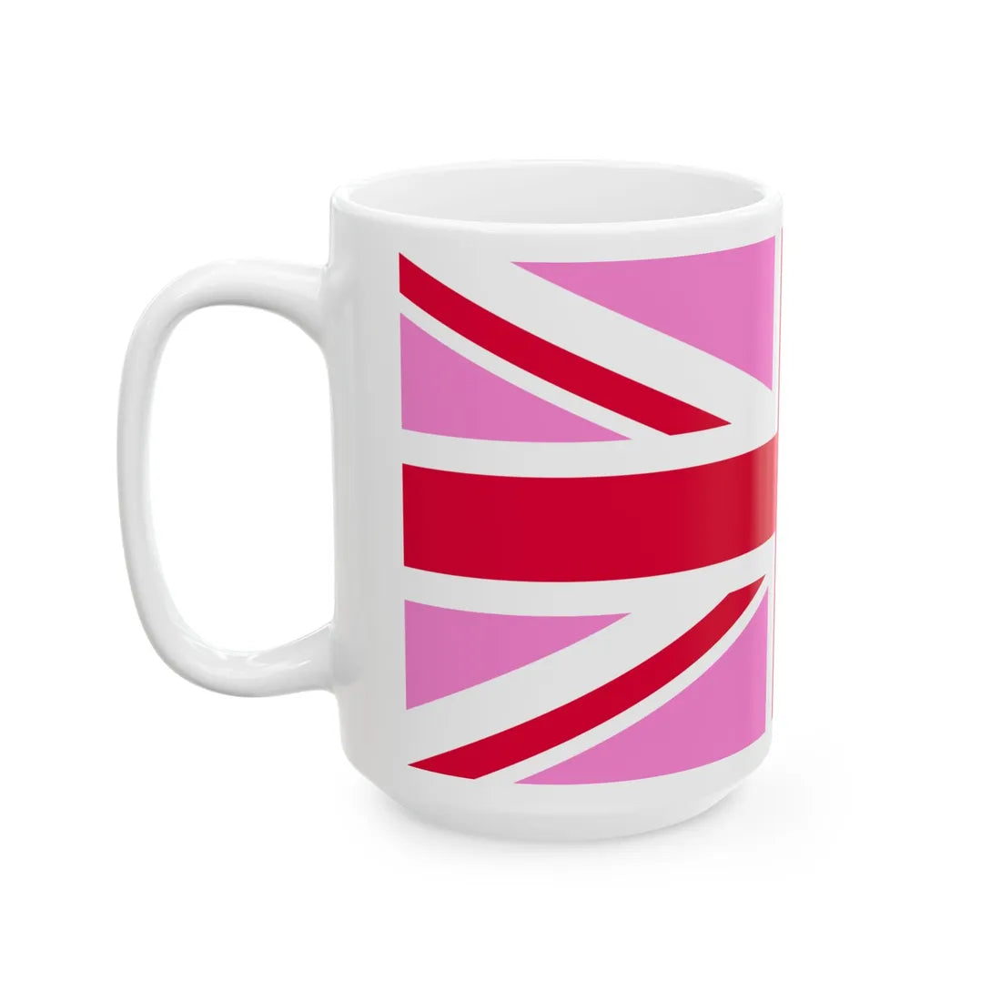 Gay Pride flag of the United Kingdom (United Kingdom) White Coffee Mug - Go Mug Yourself