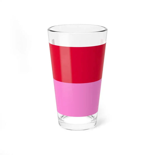 Gay Pride flag of Ukraine (Ukraine) Pint Glass 16oz 16oz - Go Mug Yourself