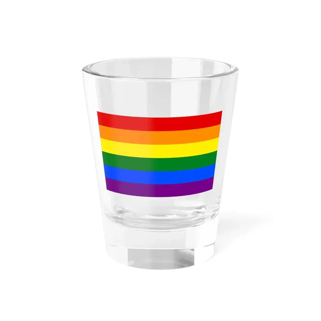 Gay Pride Flag Shot Glass 1.5oz 1.5oz - Go Mug Yourself