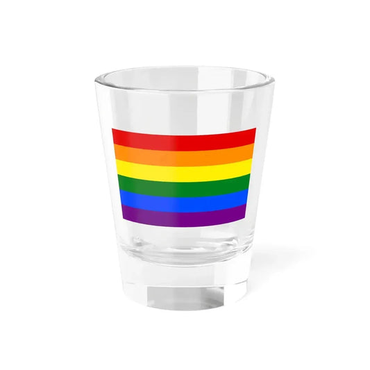Gay Pride Flag Shot Glass 1.5oz 1.5oz - Go Mug Yourself