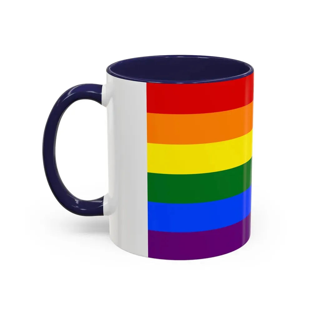 Gay Pride Pride Flag - Accent Coffee Mug - Go Mug Yourself
