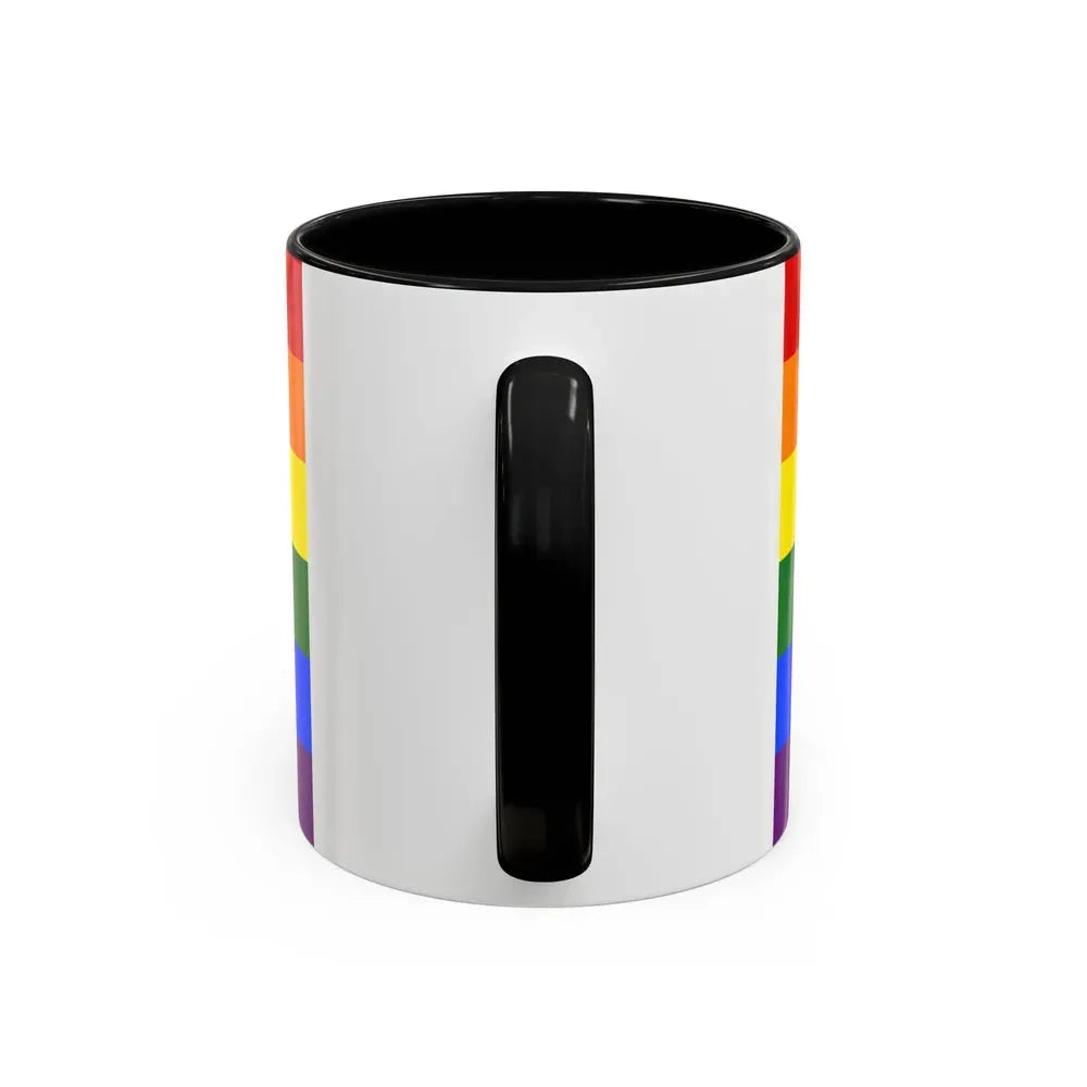 Gay Pride Pride Flag - Accent Coffee Mug - Go Mug Yourself