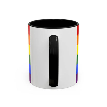 Gay Pride Pride Flag - Accent Coffee Mug - Go Mug Yourself
