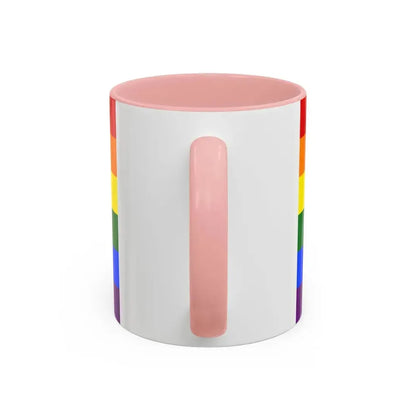 Gay Pride Pride Flag - Accent Coffee Mug - Go Mug Yourself