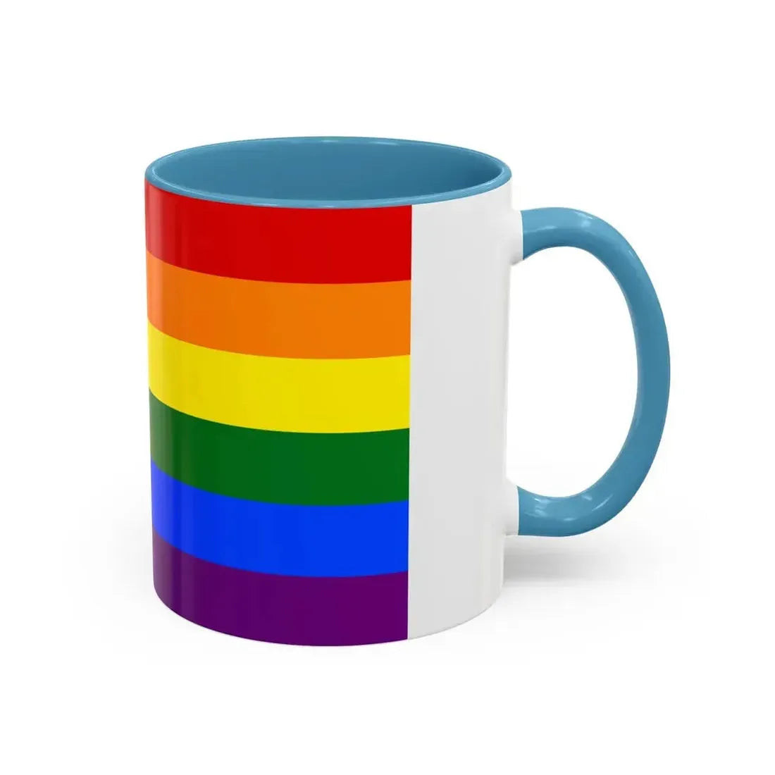 Gay Pride Pride Flag - Accent Coffee Mug - Go Mug Yourself