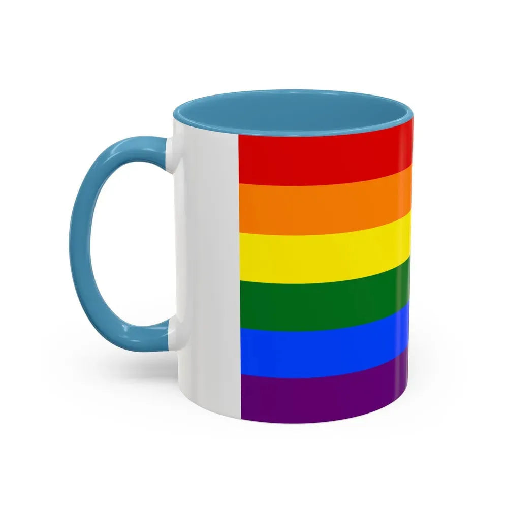 Gay Pride Pride Flag - Accent Coffee Mug - Go Mug Yourself