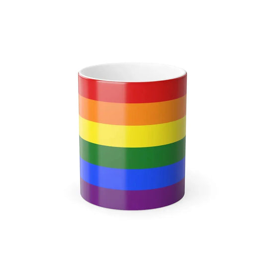 Gay Pride Pride Flag - Color Changing Mug 11oz 11oz - Go Mug Yourself