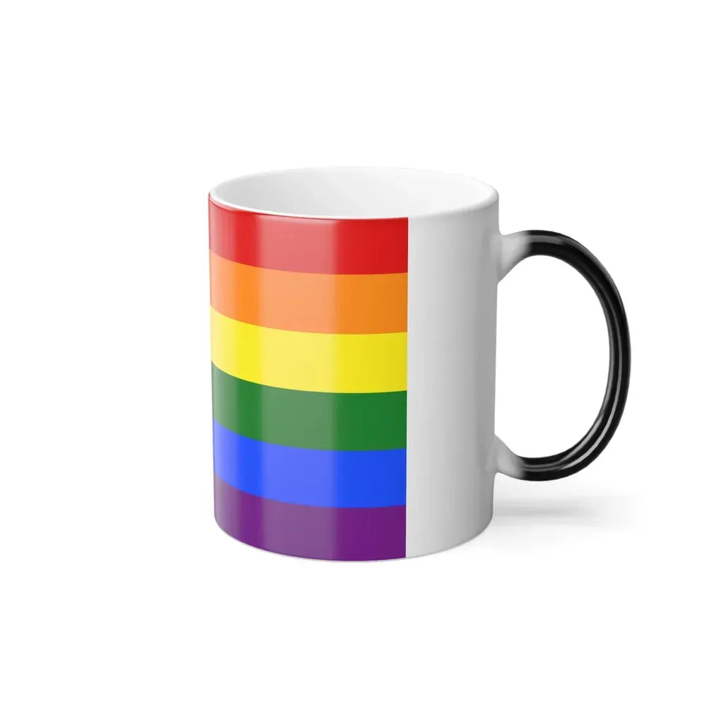 Gay Pride Pride Flag - Color Changing Mug 11oz - Go Mug Yourself