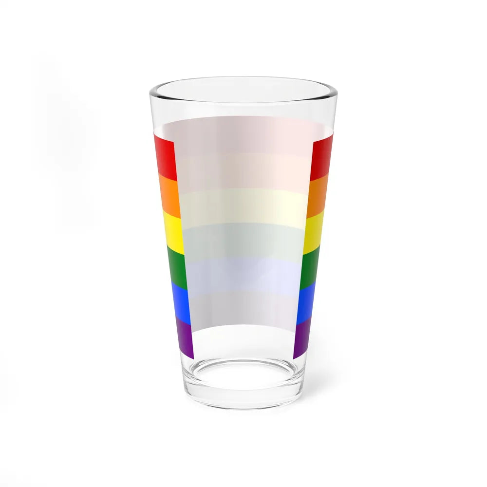 Gay Pride Pride Flag - Pint Glass 16oz-Go Mug Yourself