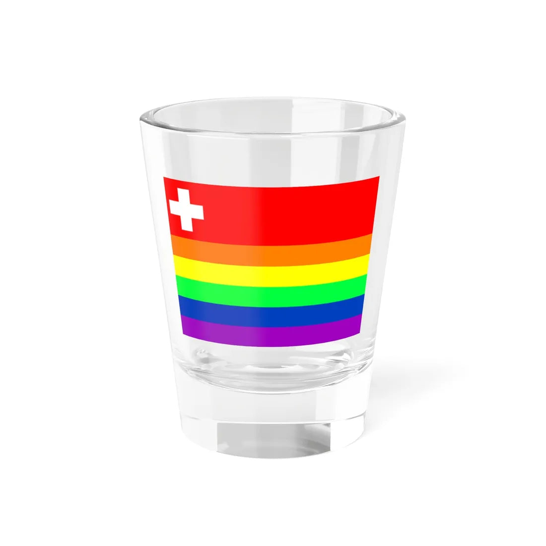 Gayschweiz (Switzerland) Shot Glass 1.5oz 1.5oz - Go Mug Yourself