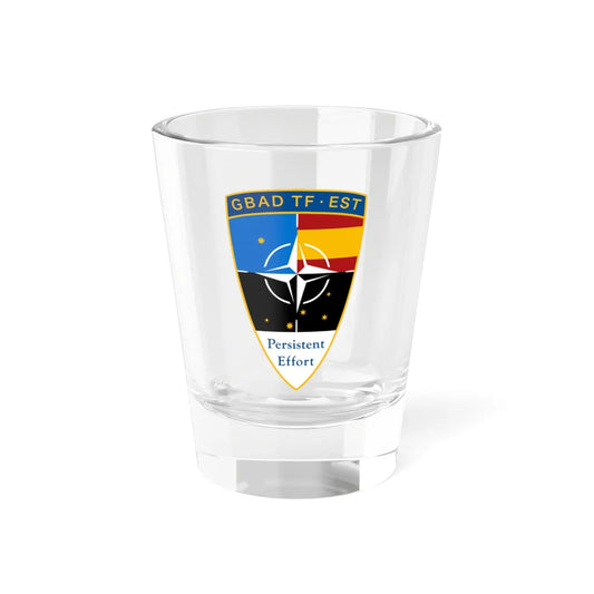 GBAD TF ESTONIA distintivo (Spain) (Coat of Arms) Shot Glass 1.5oz 1.5oz - Go Mug Yourself