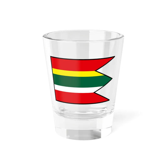 Gbelce Nove Zamky Flag (Slovakia) Shot Glass 1.5oz 1.5oz - Go Mug Yourself
