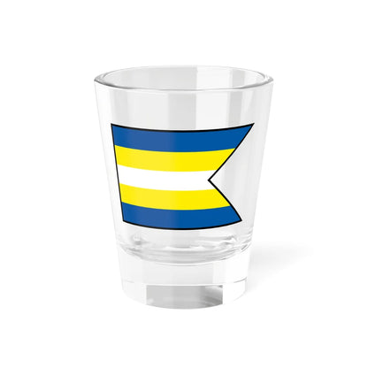 Gbely Skalica Flag (Slovakia) Shot Glass 1.5oz 1.5oz - Go Mug Yourself