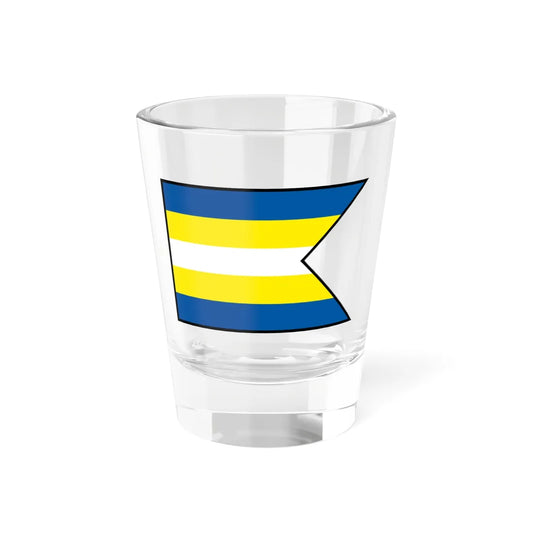 Gbely Skalica Flag (Slovakia) Shot Glass 1.5oz 1.5oz - Go Mug Yourself