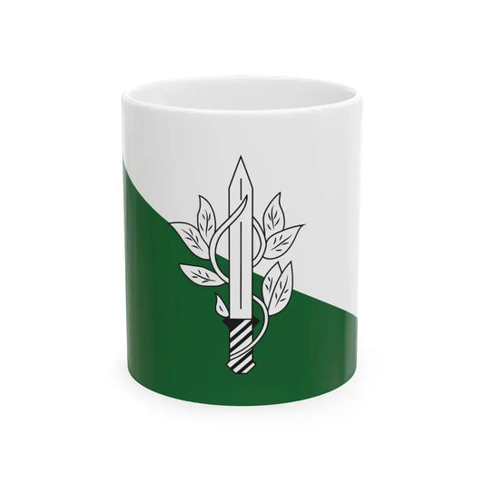 GDF Agri Corps Flag (Guyana) White Coffee Mug 11oz - Go Mug Yourself