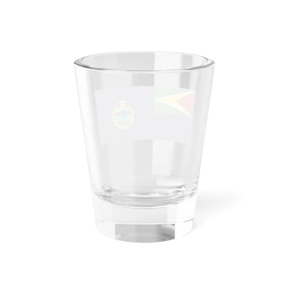 GDF Coast Guard flag variant (Guyana) Shot Glass 1.5oz - Go Mug Yourself
